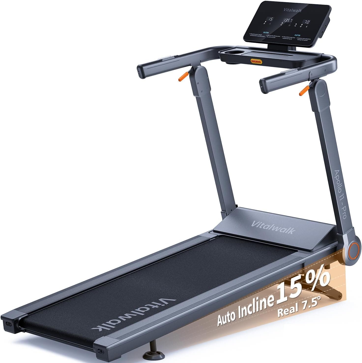 Amazon product: Foldable Treadmill with Auto Incline for backyard studio construction