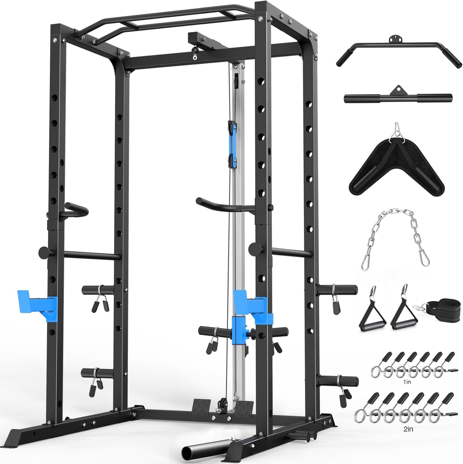 Amazon product: Power Cage, Multi-Functional Power Rack for backyard studio construction